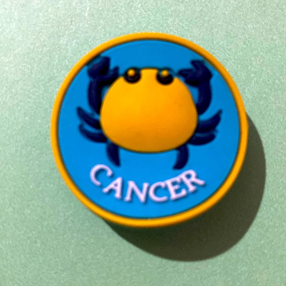 (5 for $12)  Cancer Horoscopes 12 Zodiac Signs Croc Shoe Charms